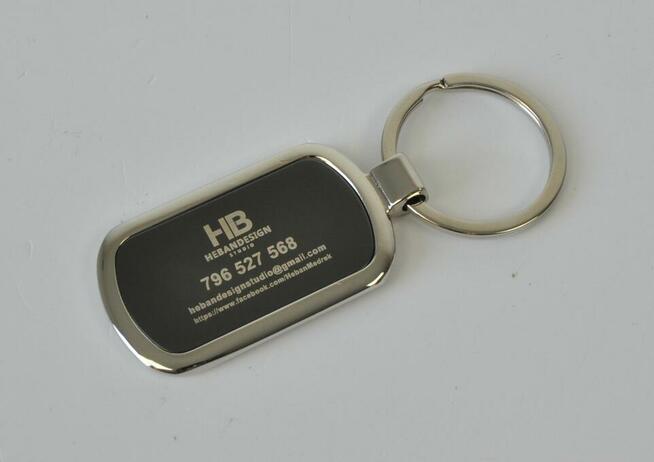 Breloki do kluczy z grawerem, logo różne rodzaje
