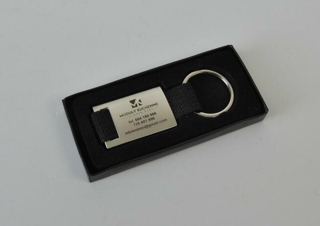 Breloki do kluczy z grawerem, logo różne rodzaje