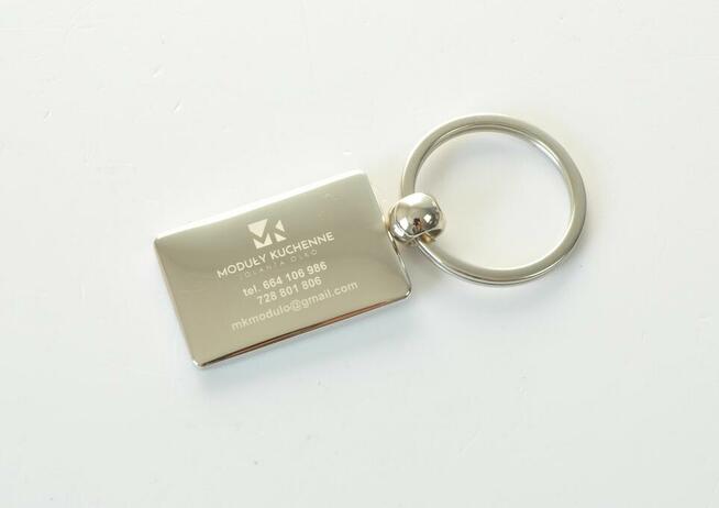 Breloki do kluczy z grawerem, logo różne rodzaje