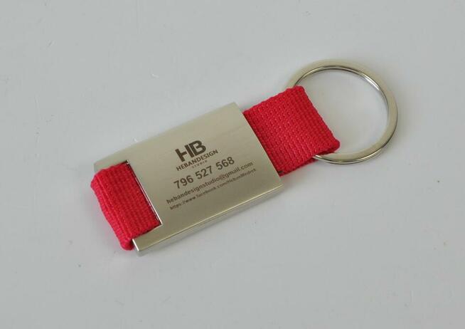 Breloki do kluczy z grawerem, logo różne rodzaje