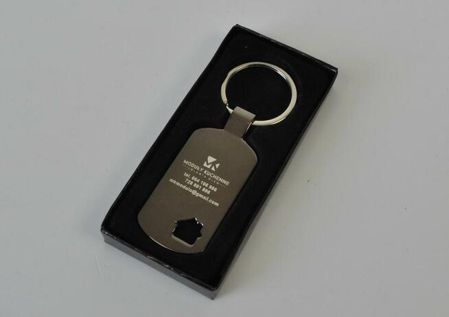 Breloki do kluczy z grawerem, logo różne rodzaje
