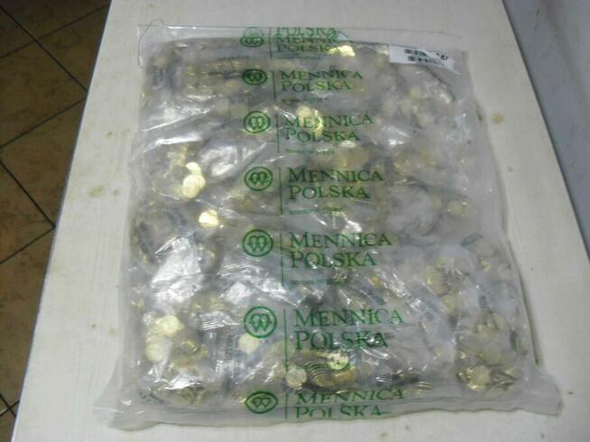 Worek bankowy - woreczek - 1 grosz 2022r. x 80 x 100 szt.