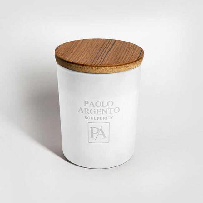 Świeca Sojowa Paolo Argento BIANCO Lusso Cilindro