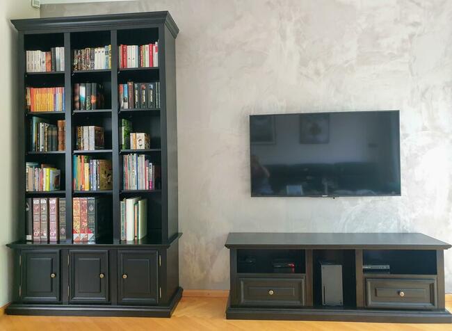 Regał biały, biblioteczka na ksiażki