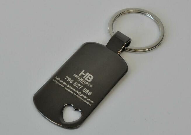 Breloki do kluczy z grawerem, logo różne rodzaje