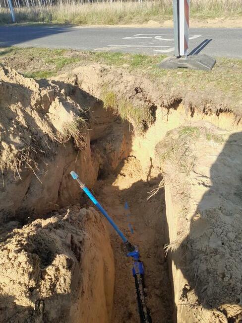 Usługi koparka PRZECISKI przyłącze woda kan gaz