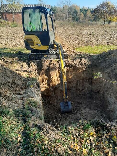 Usługi koparka PRZECISKI przyłącze woda kan gaz