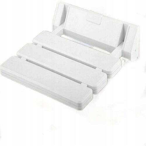 Krzesełko Prysznicowe Składane Białe POLECAM