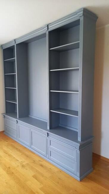 Regał biały, biblioteczka na ksiażki