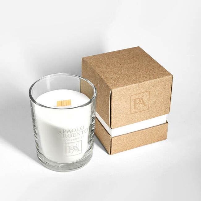 Świeca Sojowa Paolo Argento TRANSPARENTO Casual Cilindro