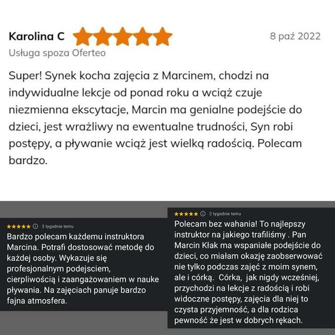 Nauka pływania i trening pływacki - OSiR Delfin Warszawa