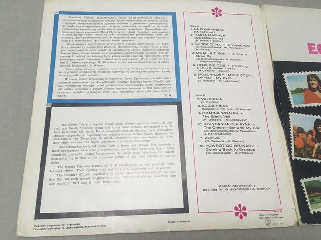 PRL winyl Tercet egzotyczny La cumparsita