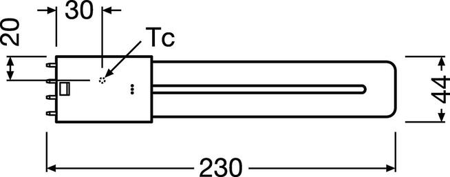 Świetlówka kompaktowa 11W G23 4000K DULUX S OSRAM