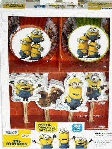 Zestaw do pieczenia i dekorowania muffinek MINIONKI