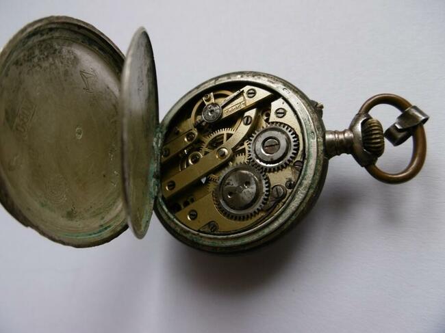 Zegarek kieszonkowy Arance Relard, srebrny.