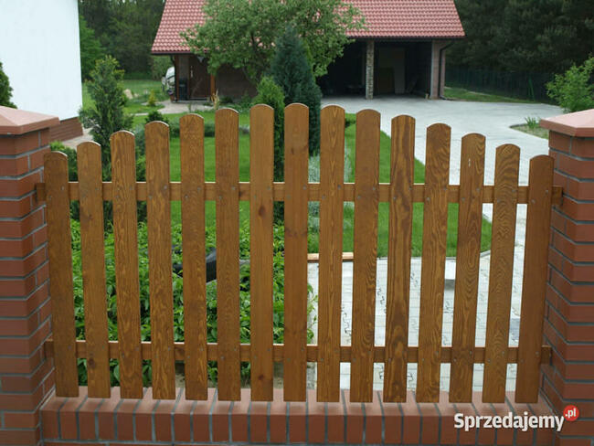 Sztachet drewnianych I metalowe ogrodzenia panelowe