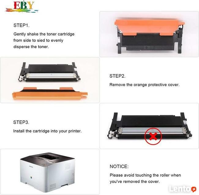 Toner EBY CLT406 Cyan do Samsung CLP-360 CLX-3300