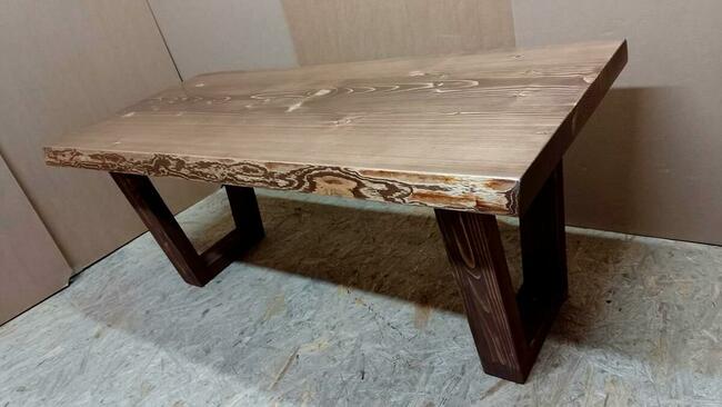 stolik kawowy z drewna stół ława drewniana loft indust vinta