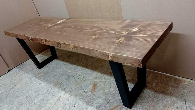 stolik kawowy 150cm drewna stół ława drewniana loft indust v