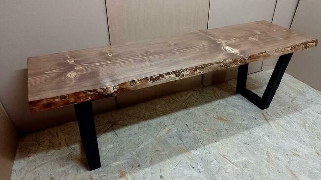 stolik kawowy 150cm drewna stół ława drewniana loft indust v