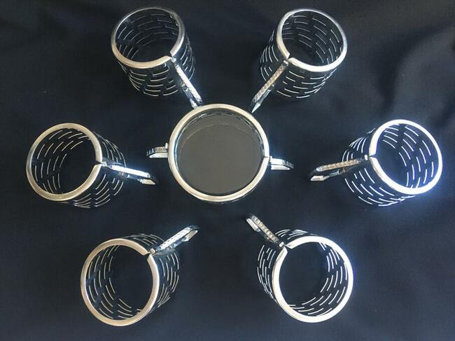 PRL koszyczki cukiernica zestaw