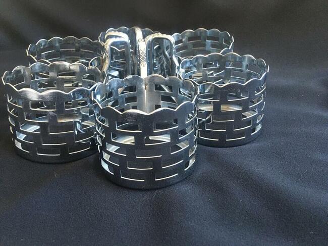 PRL koszyczki cukiernica zestaw