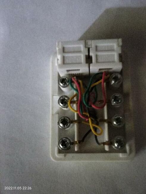 Gniazdo telefoniczne pojedyncze Rj-11