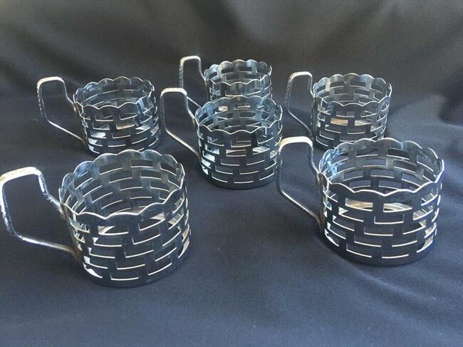 PRL koszyczki cukiernica zestaw