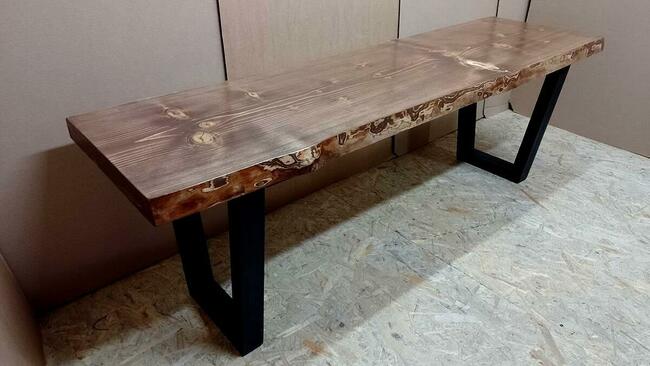 stolik kawowy 150cm drewna stół ława drewniana loft indust v