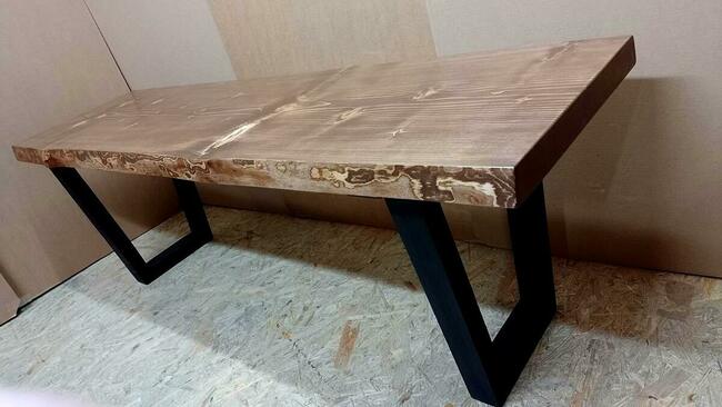 stolik kawowy 150cm drewna stół ława drewniana loft indust v