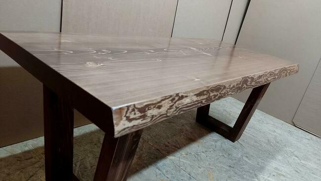 stolik kawowy z drewna stół ława drewniana loft indust vinta