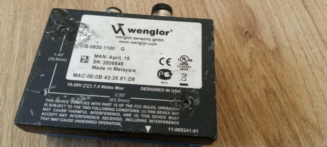 Czytnik kodów kreskowych wenglor FIS-0830-1100