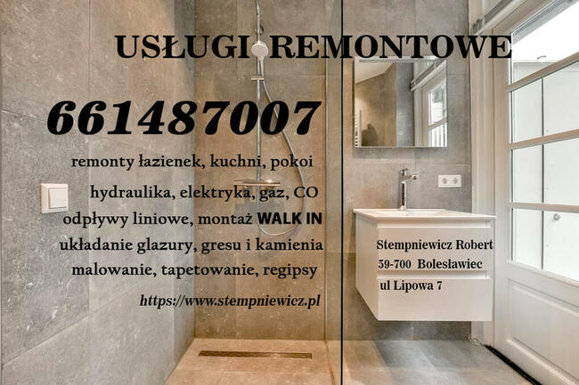 REMONTY MIESZKAŃ KUCHNI ŁAZIENEK POKOI SOLIDNIE 661487007