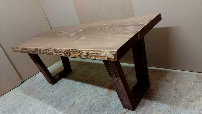 stolik kawowy z drewna stół ława drewniana loft indust vinta