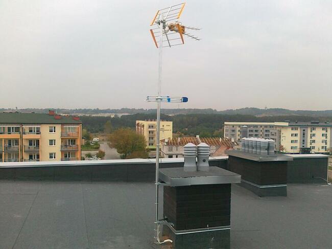 Montaż anteny satelitarne naziemne Serwis RTV-SAT Media-Set