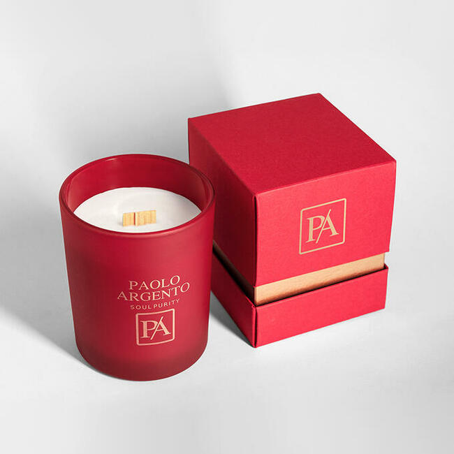Świeca Sojowa Paolo Argento ROSSO Casual Cilindro