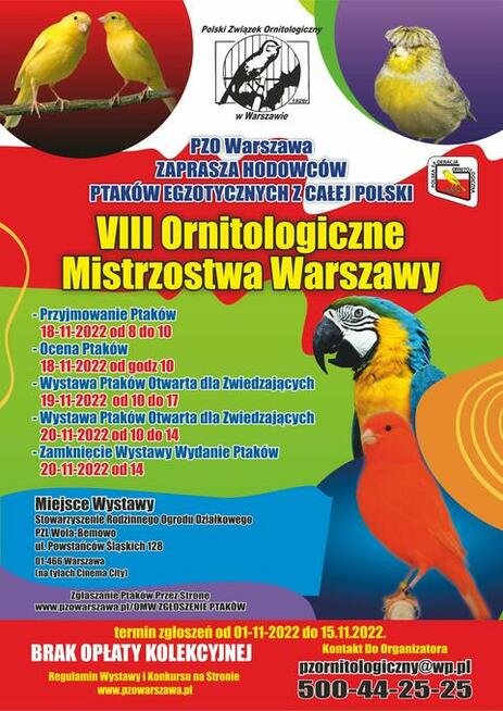 Wystawa Ptaków Egzotycznych