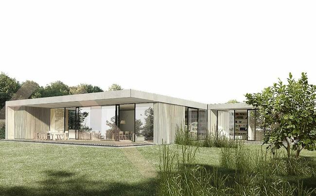 Nowoczesny dom w Młochowie - przestrzeń, cisza