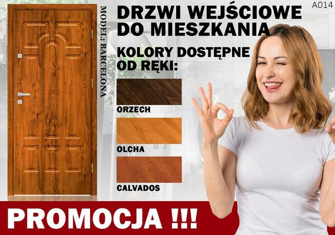 DRZWI WEJŚCIOWE drewniane i metalowe zewnętrzne z montażem