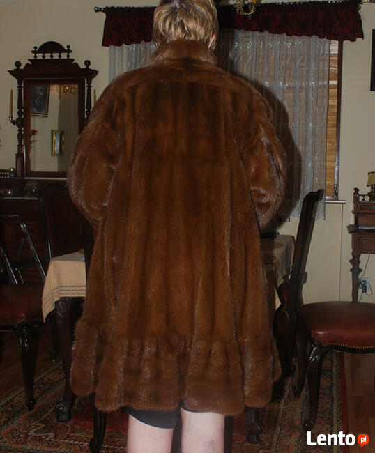 piękne futro z norek firmy szweckiej sprzedam