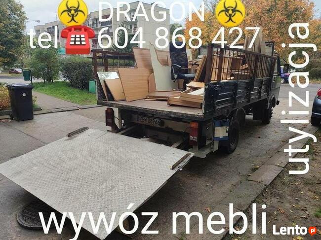 DRAGON opróżnianie mieszkań, piwnic, garaży, wywóz mebli, gruz