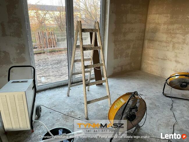 TYNKI MASZYNOWE gipsowe cementowo-wapienne KOŁO Poznań Kutno