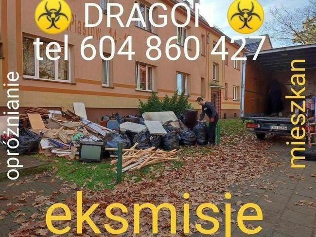 Dragon Opróżnianie mieszkań SULECHÓW, Piwnic ,garaży, wywoz