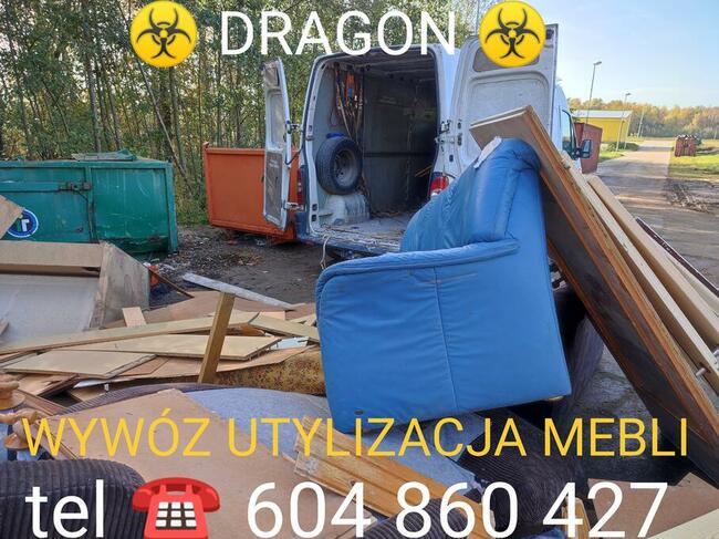 DRAGON Tani od 90zl Wywóz śmieci wielkogabarytowych, meble