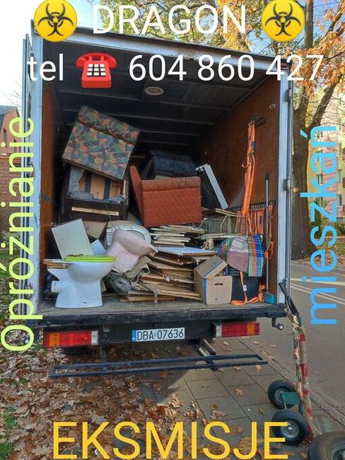 Dragon Oproznianie mieszkań Nowa Sól, Piwnic, Garazy