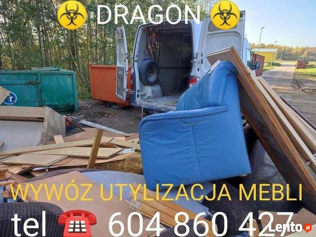 DRAGON opróżnianie mieszkań, piwnic, garaży, wywóz mebli, gruz