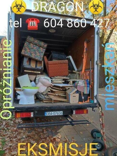 Dragon Opróżnianie mieszkań SULECHÓW, Piwnic ,garaży, wywoz