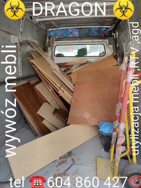 DRAGON Tani od 90zl Wywóz śmieci wielkogabarytowych, meble