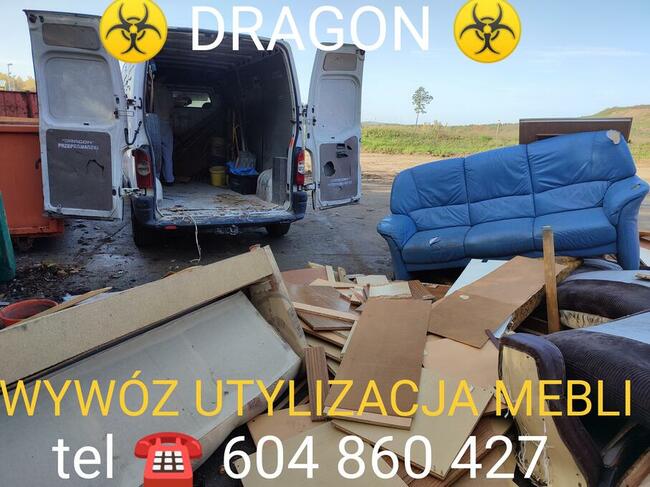 DRAGON WYWÓZ OPRÓZNIANIE mieszkan Piwnic Garazy Domów