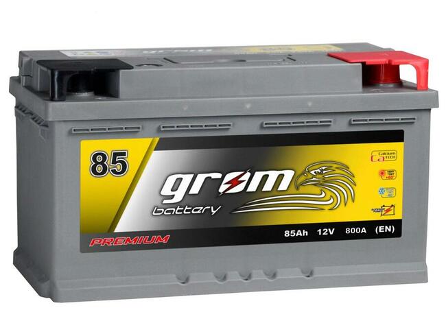 Akumulator GROM Premium 85Ah 800A EN DTR